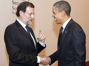 Barack Obama y Mariano Rajoy en Seúl