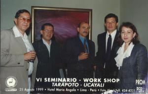 Con Juan Carlos del Águila, Presidente de la Cámara de Comercio de San Martin y luego Presidente Regional