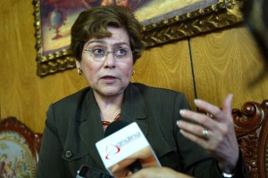 Gladys Echaíz, ex fiscal de la Nación.