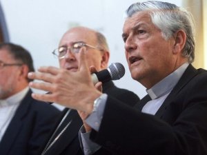 Monseñor Salvador Piñeiro presidente  de la Conferencia Episcopal