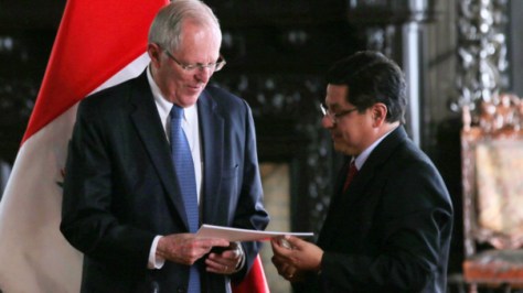  El Presidente Pedro Pablo Kuczynski recibe en Palacio de Gobierno las propuestas de lucha anticorrupción de la comisión de Integridad.